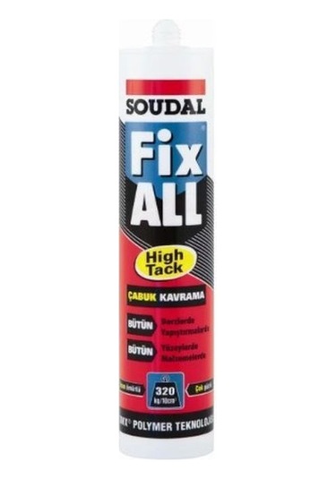 Soudal Fıx All Hıgh Tack 290ml Siyah
