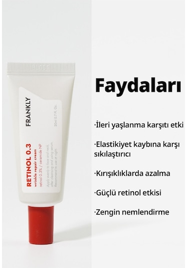 %03 Retinol İçeren   Ve Yenileyici Retinol Krem 20ml