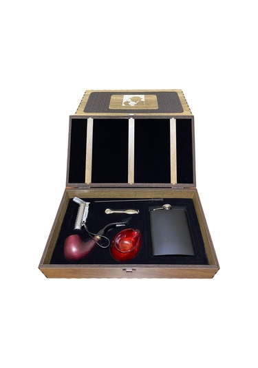 Ahlat Ağacı 7 Oz Çelik Mataralı Pipo Sesi 605743-509162