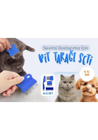 Süslüpati Bit Tarağı Seti 4 Parça