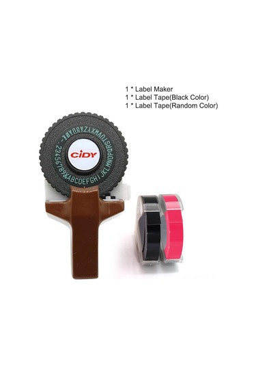 Tenfowee C101 Mini Etiket Yazıcı - El Dekorasyonu Ve Organizasyon İçin 9mm Şeritli Pratik Etiketleme Cihazı