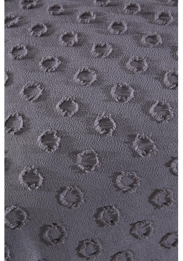 Çeyiz Diyarı Konik 2 Parça Tek Kişilik Pike Takımı Antrasit Antrasit