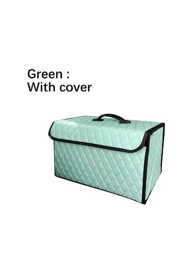 Gateesat Kapaklı Pembe Evrensel Katlanır Araç Bagaj Depolama Organizatör Kutusu