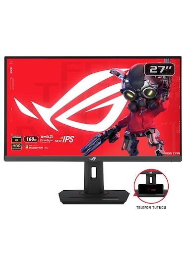 Asus ROG Strix XG27UCS 27" 1 MS 160 Hz G-Sync/FreeSync 4K UHD Fast IPS LED Monitör