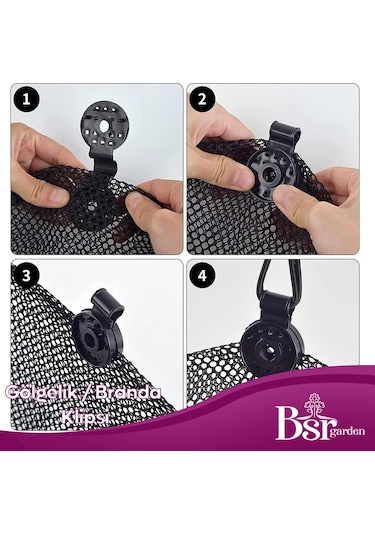 Bsr Garden Gölgelik Klipsi 100 Adet
