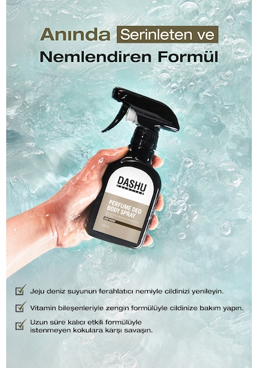 Dashu Solution Perfume Deo Body Spray Deep Woody