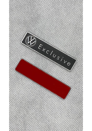 Volkswagen Uyumlu Exclusive 2 Adet Çamurluk Amblem