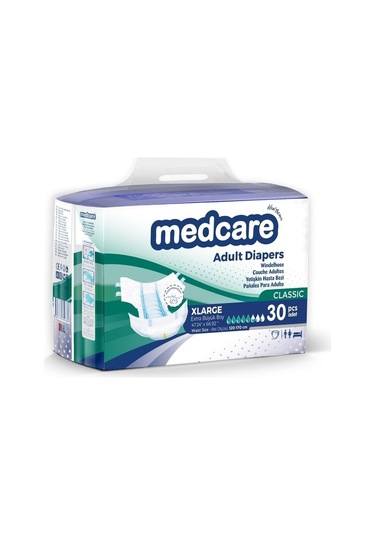 Medcare Classic Yetişkin Hasta Bezi XL 4 x 30'lu