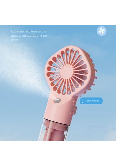 Ambition Taşınabilir El Tipi Fan Su Sisi Fan Öğrenci Yurdu Mini