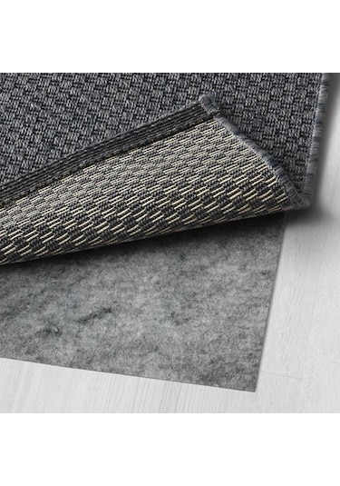 Koyu Gri 80x200 cm Halı Modern Halı İç-Dış Mekan