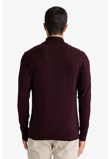Defacto Standart Fit Balıkçı Yaka Triko Kazak F4459ax25aubr210 Bordo Defacto Standart Fit Balıkçı Yaka Triko Kazak F4459ax25aubr210 Bordo