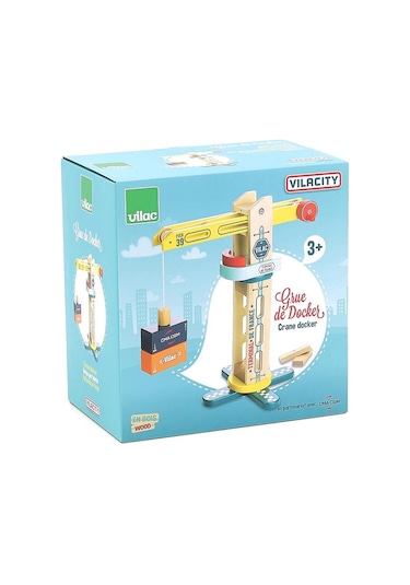 Vilac - Vilacity Mıknatıslı Mini Vinç