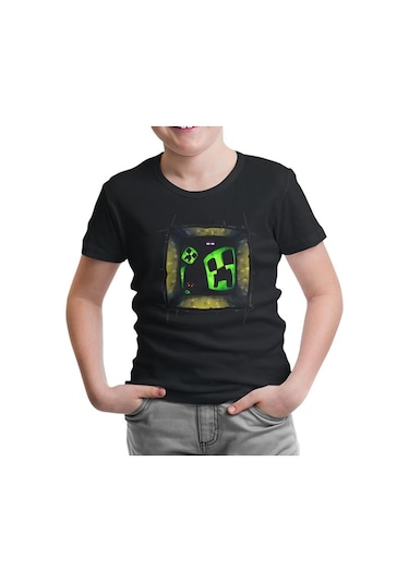 Lord Tshirt Minecraft 5 Siyah Çocuk Tshirt