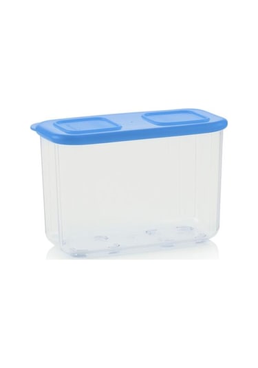 Tupperware Şeffaf Kap 715ml Mavi