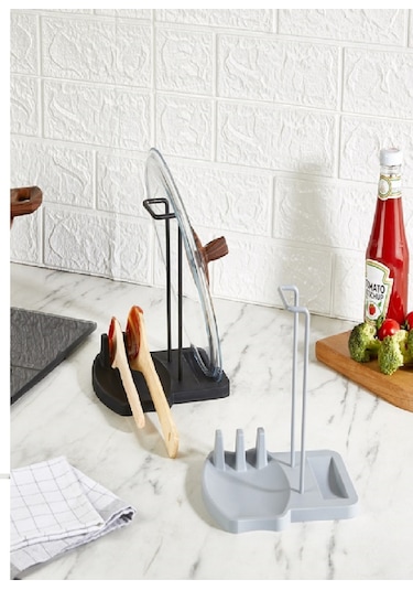 Periboia 1 Adet Tencere Kapak Ve Kepçe Düzenleyici Tencere Kapak Çok Renkli