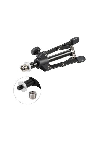 Xindoker Küçük Katlanabilir Mikrofon Tripodu - Mikrofon Tutucu İle Toplantılar, Konferanslar İçin Demir-pvc Malzeme Masaüstü Stant