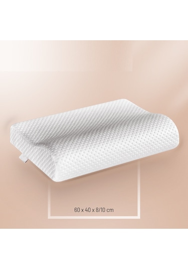 Devix Visco Ortopedik Boyun Yastığı Destekli Visco Yastık 60X40X11/8