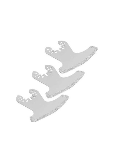 Moly 3 Adet Elmas Tabanlı Kavisli Zımpara Bladesi - Ev Bakımı, Banyo Yenileme, Zemin İşleri İçin Keskin Dayanıklı Uygulama Aletleri