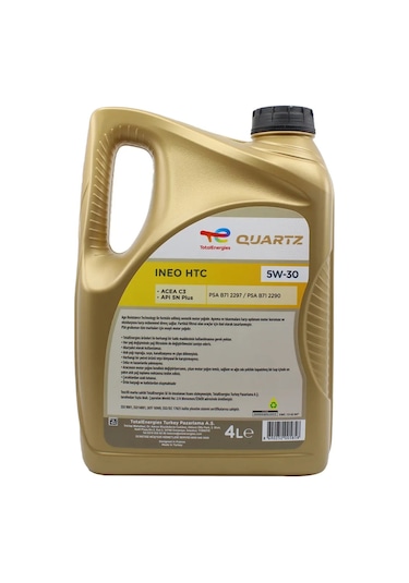 Total Quartz Ineo HTC 5W-30 Partiküllü Motor Yağı