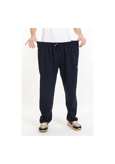 Büyük Beden Erkek Eşofman Altı Cepli Fermuarlı Blr-08- 1023 Lacivert