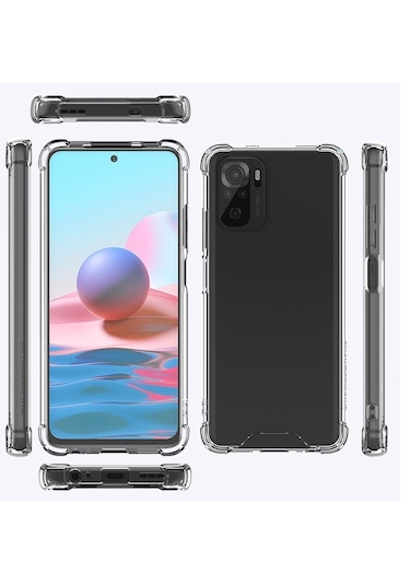 Xiaomi Redmi Note 10 Kılıf Zore Nitro Anti Shock Silikon Kılıf