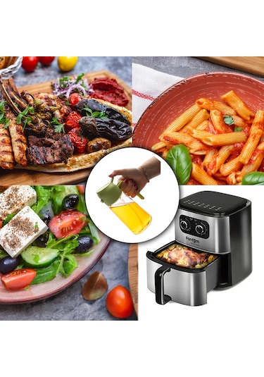 Porsima Alk-1900 2 Li Çok Amaçlı Cam Sprey Şişe Yağlık Yağdanlık