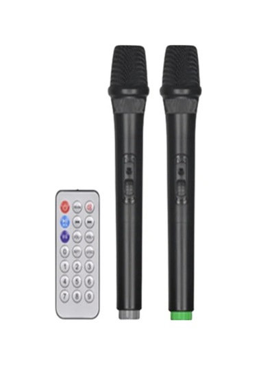 Hepu Hp-976 Partybox Bluetooth Hoparlör 8 Woofer 40w Güç 2 Kablosuz Mikrofon Kumanda