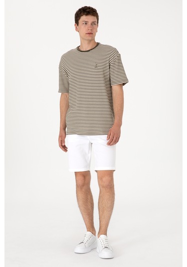 U.s. Polo Assn. Erkek Beyaz Şort / Bermuda 50299172-vr013 Beyaz