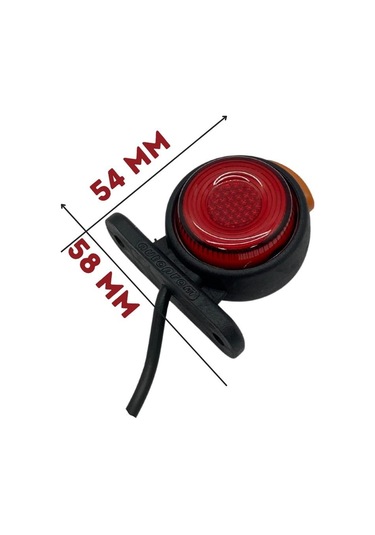 12v-24v Takoz Lambası Mini Kırmızı-beyaz