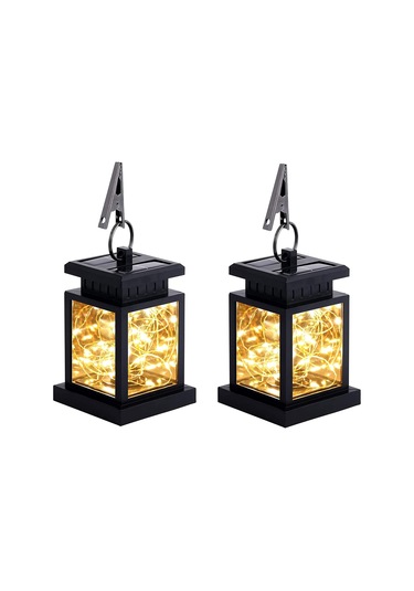 Paket Güneş Feneri Açık Hava Su Geçirmez Asılı Güneş Işıkları Açık Hava 30 Led, Açık Hava Fenerleri Güneş Enerjili Veranda Dekoru, Bahçe Dekoru, Kamp Dekoru, Bahçe S