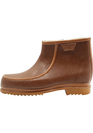 Derby Kısa Fermuarlı Krep Bot Çizme - 43