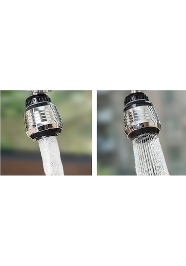 Hortumlu Esnek Su Tasarruflu 2 Modlu Musluk Başlığı Çok Renkli