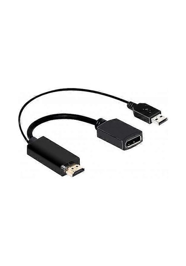 4k Usb Ed Hdmi - Dp Display Port Fe Dönüştürücü Adaptör Ces Hdmi Kablo Adaptörü Dönüştürücü / Dizüstü Bilgisayar