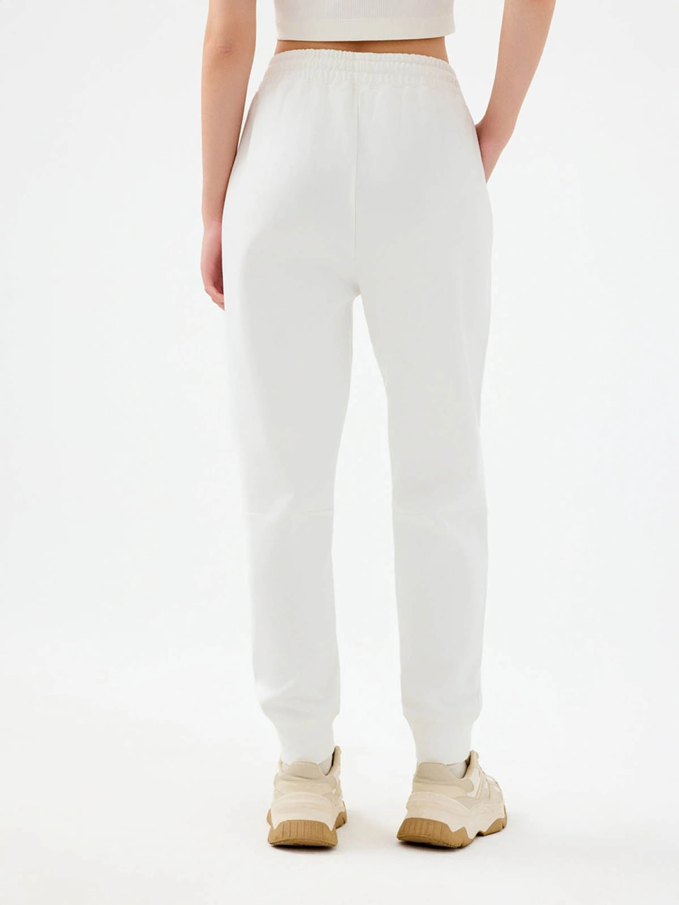 Loft Jogger Fit Beyaz Kadın Eşofman Altı Lf2038218 Beyaz