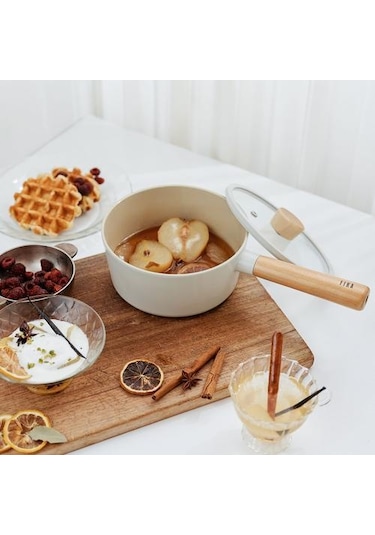 Neoflam Fika Cam Kapaklı 18Cm Sos Tenceresi