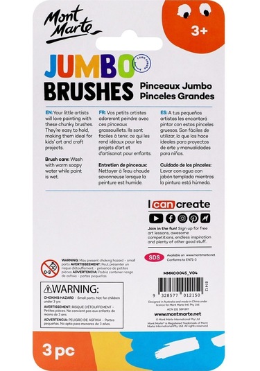 Mm Jumbo Fırçalar 3'lü