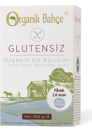 Organik Bahçe Organik Glutensiz Tuzlu Un Karışımı 500 G