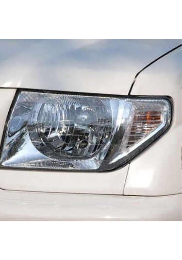 Honmex Mitsubishi Pajero H65w H66w H76w H77w Sağ Ön Far Kapak, Yüksek Şeffaf Pc Malzeme, Uv Koruma, Su Ve Kırılma Koruma, Kolay Kurulum + Yılan Jeli