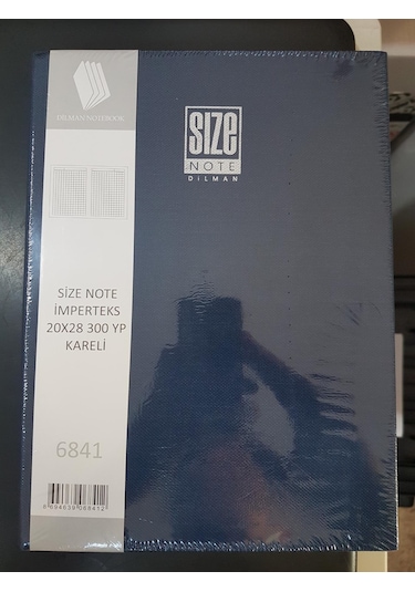 Dilman Size Note İmperteks 20X28 300Yp Kareli Lacivert