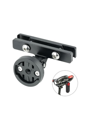 Fosenze Jantlı Bisiklet Arka Fener Tutucu, Alüminyum Malzeme, Garmin Varia Serisi Uyumlu, Kolay Kurulum, Yol Görünürlüğünü Artırır