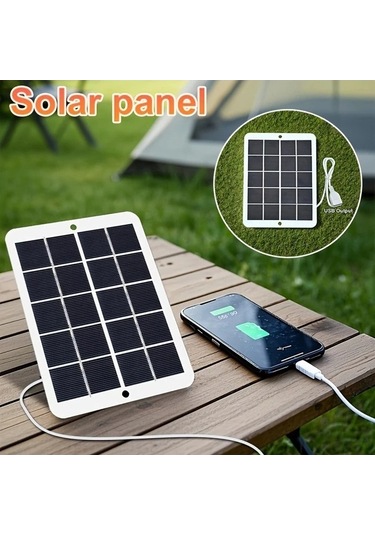 Besthome1 Dream011 10w Solürlü Usb Şarj Paneli, Taşınabilir Güneş Power Bank, Kamp Seyahat İçin Güç Kaynağı