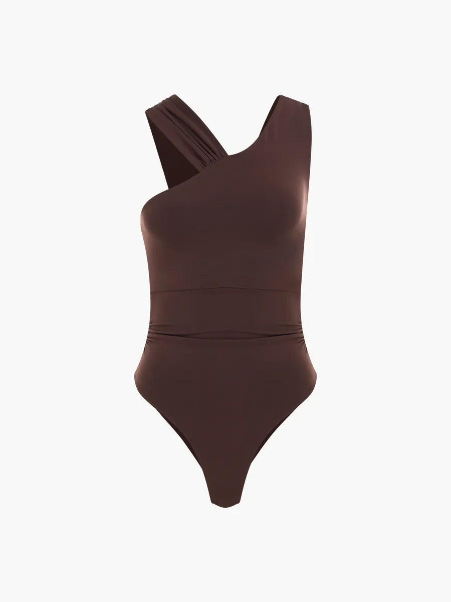 Tvoe Aksesuarlı Askılı Gece Body Bluz 423578838 Kahverengi