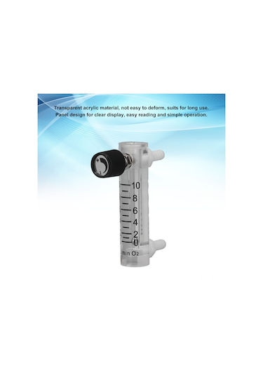 Tenfowee Akrilik Panel Tipi Gaz Akış Ölçer - 0-10 Lpm Aralığında Akış Kontrol Ve Ölçüm Aleti