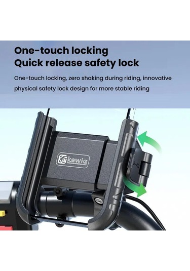 Sones Kewig Motosiklet Bisiklet Engelsiz Cep Telefonu Kamera Navigasyon Braketi M29-c2