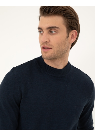 Pierre Cardin Erkek Lacivert Melanj Kazak /triko 50296564-vr120 Lacivert Melanj