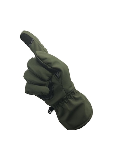 Softshell Cay250 Motosiklet  Eldiveni Yeşil