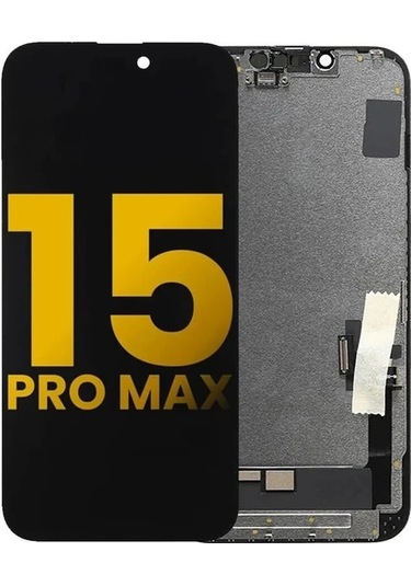 İphone 15 Pro Max Uyumlu Lcd Ekran Dokunmatik Siyah Lcd Oled Gx