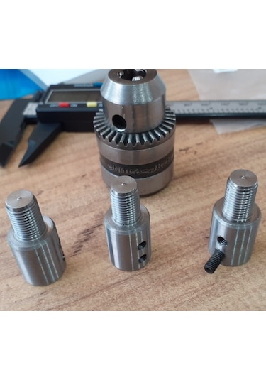 Motor için 3 Çeşit Kaplinli Metal Mandren 5 MM 8 MM 10 MM Motor Mili