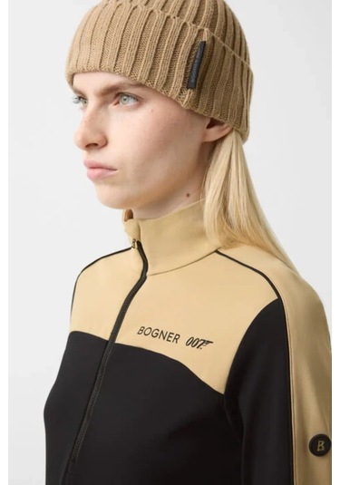 Bogner Bond 007 Koleksiyonu Teknik Üst Kadın Kayak Içlik İçlik Bej