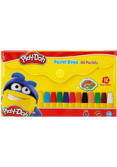 Play-Doh Pa005 Pastel Boya Çantalı 12 Renk